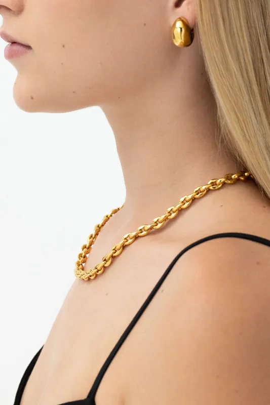 Marina Chain Necklace - Gold made by Nina Gordon