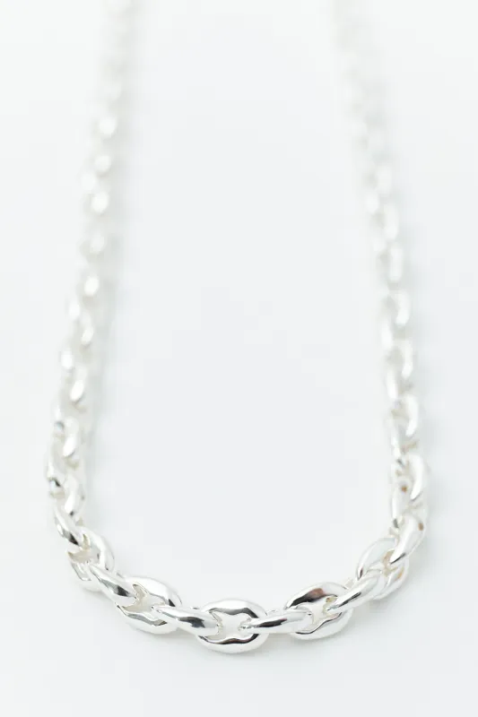 Marina Chain Necklace - Silver made by Nina Gordon
