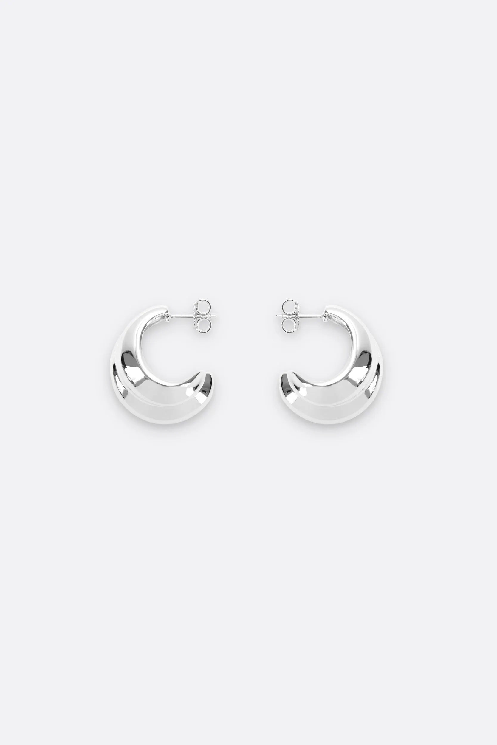 Mega Hoops - Large - Silver sold by Nina Gordon