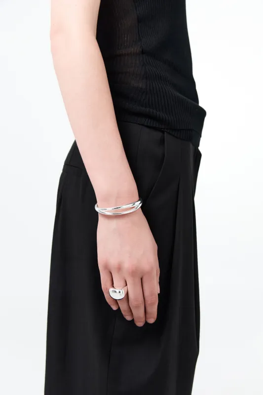 Via Wrist Cuff - Silver made by Nina Gordon