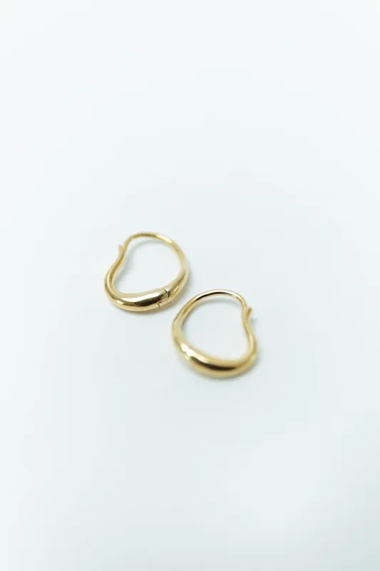 Ventee Hoops - Gold made by Nina Gordon