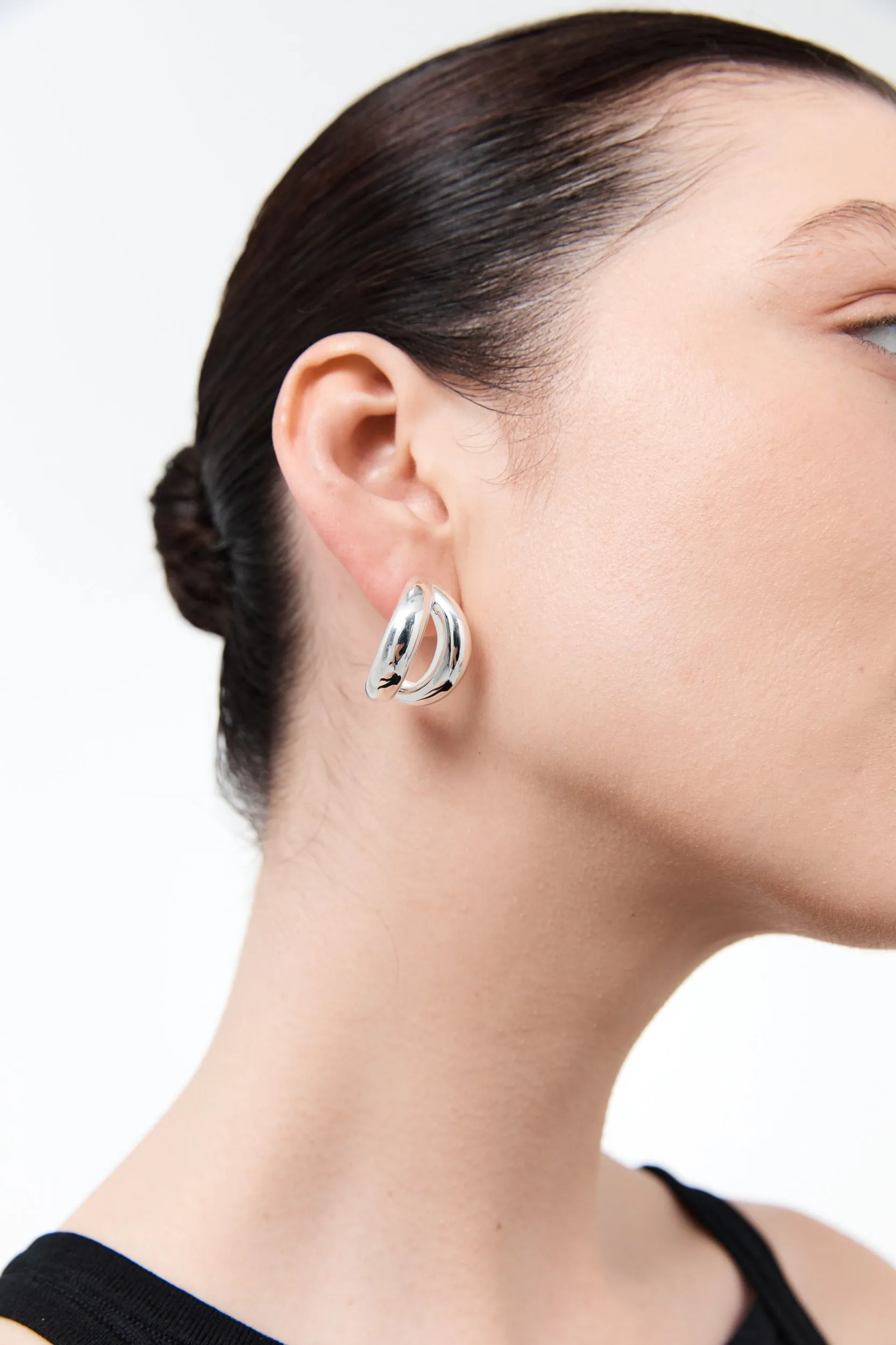 Via Earrings - Large - Silver sold by Nina Gordon product image thumbnail 2