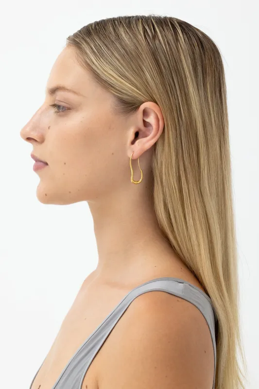 Voyage Hoops - Gold made by Nina Gordon