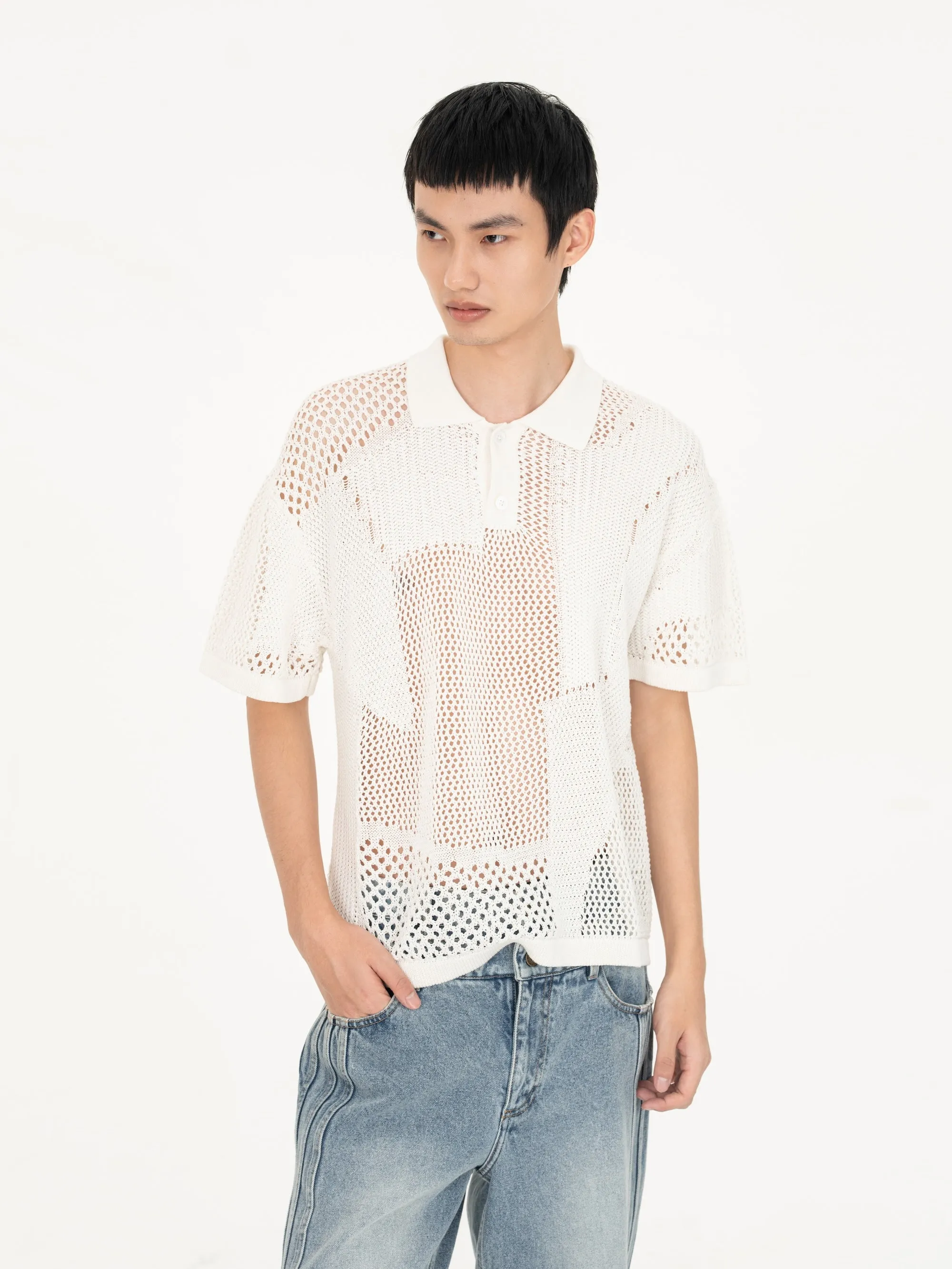 KNIT POLO sold by Feng Chen Wang product image thumbnail 4