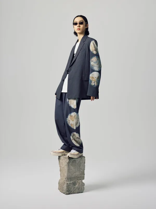 NATURAL PLANT DYE BLAZER made by Feng Chen Wang