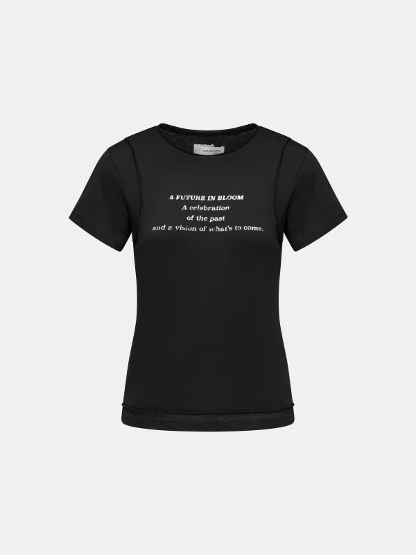 LAYERED-LOOK T-SHIRT made by Feng Chen Wang