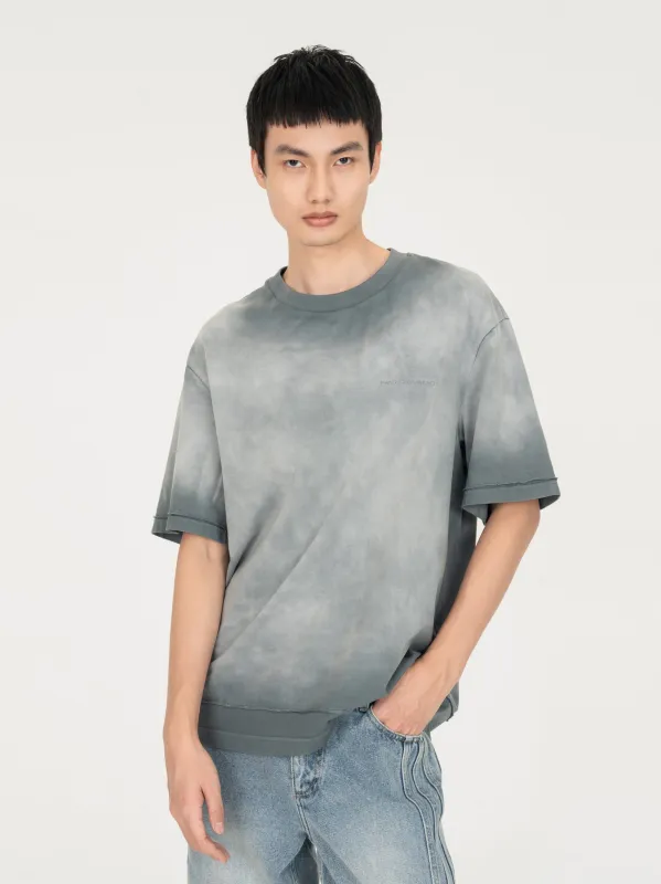 2 IN 1 WASHED TEE made by Feng Chen Wang