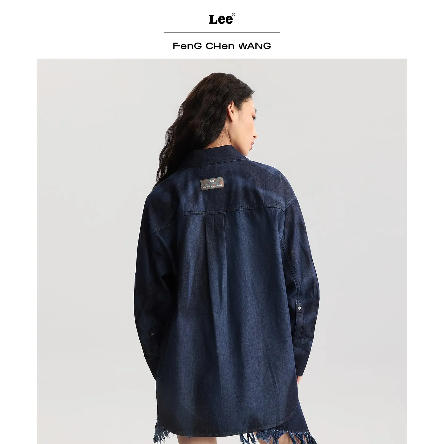 Lee x Feng Chen Wang WOMEN L/S DENIM SHIRT sold by Feng Chen Wang product image thumbnail 5
