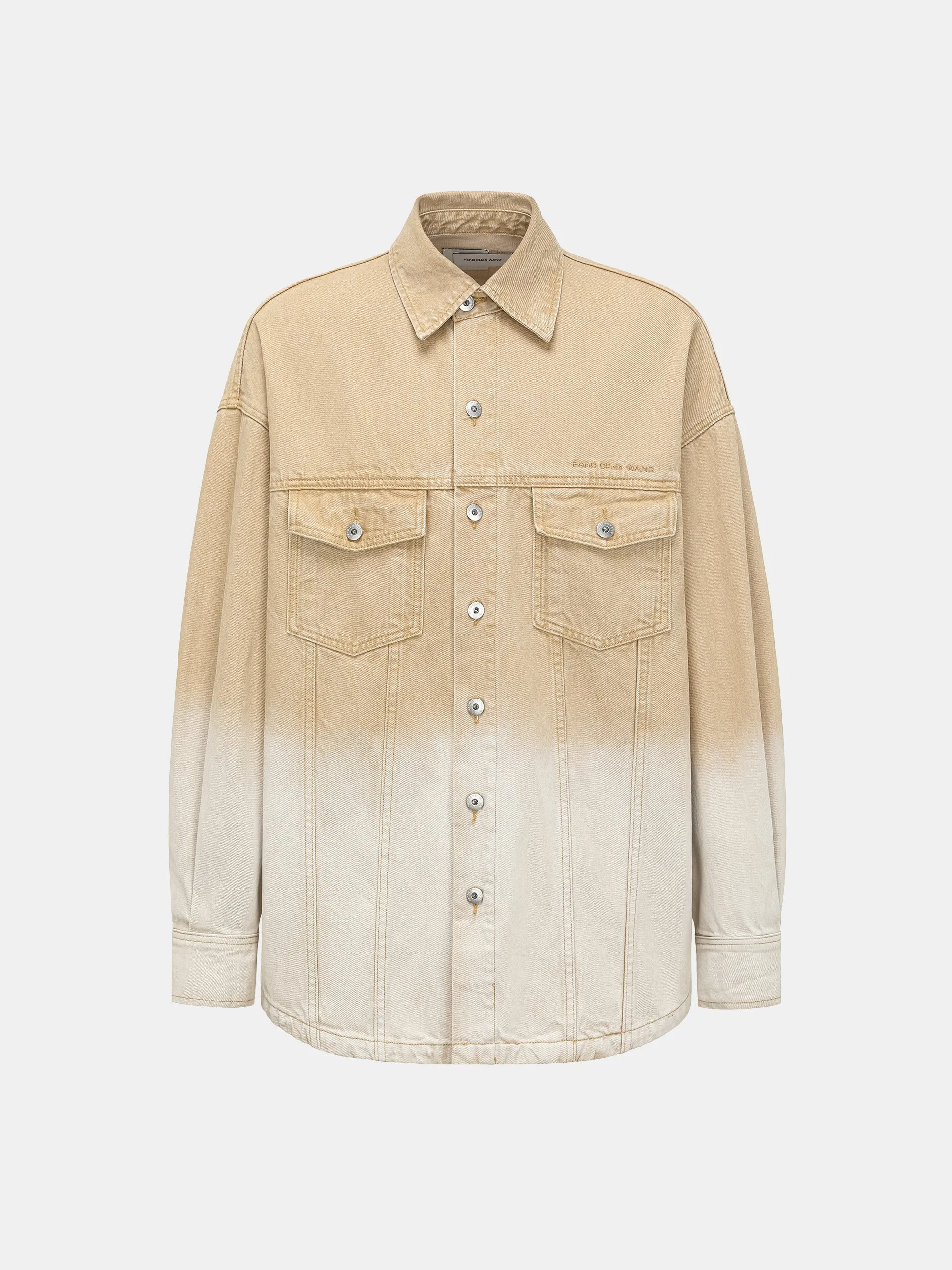 GRADIENT DENIM JACKET sold by Feng Chen Wang product image thumbnail 5