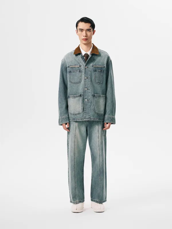 DENIM JACKET made by Feng Chen Wang