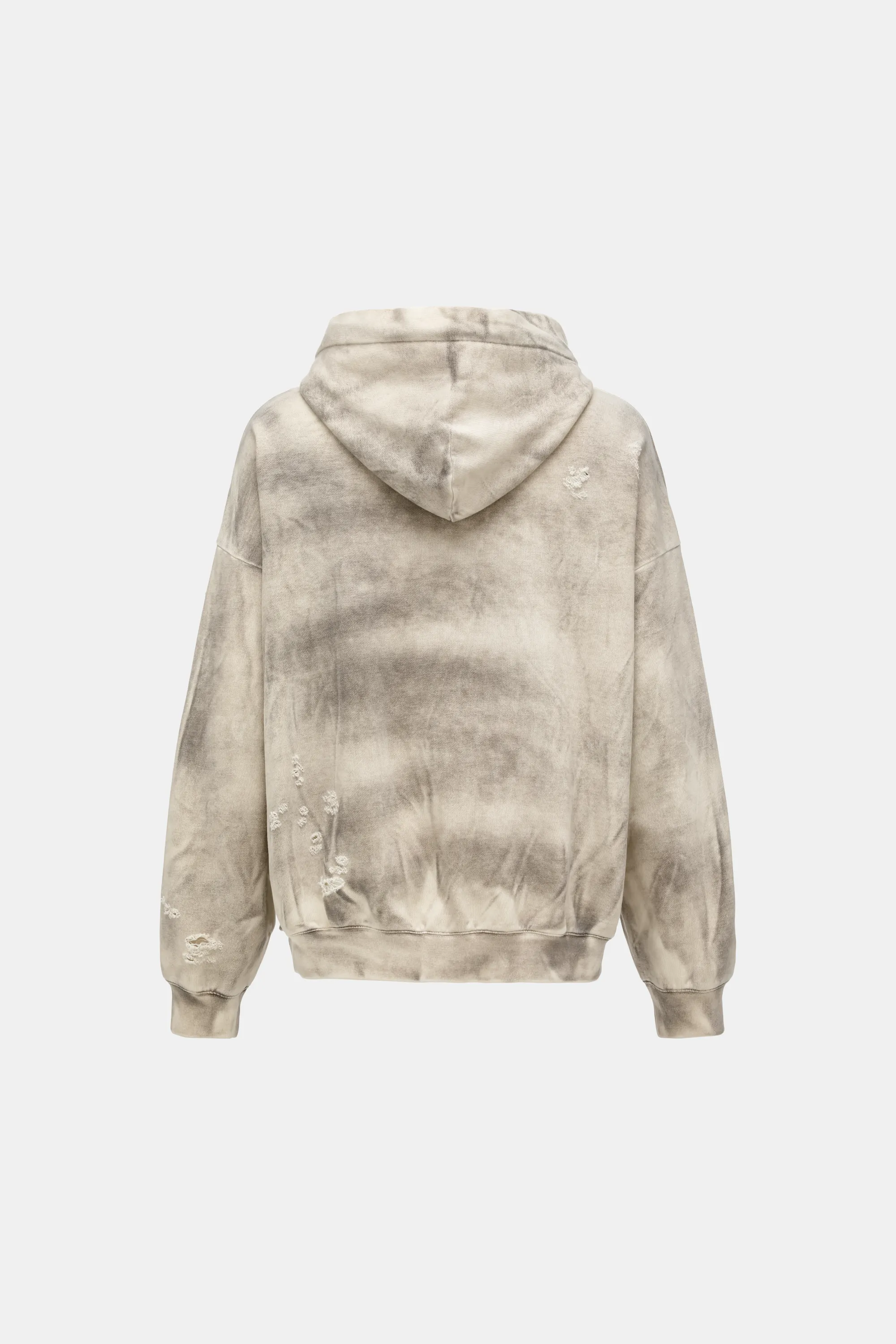 SANDWASHED RIPPED JERSY HOODIE sold by Feng Chen Wang product image thumbnail 2