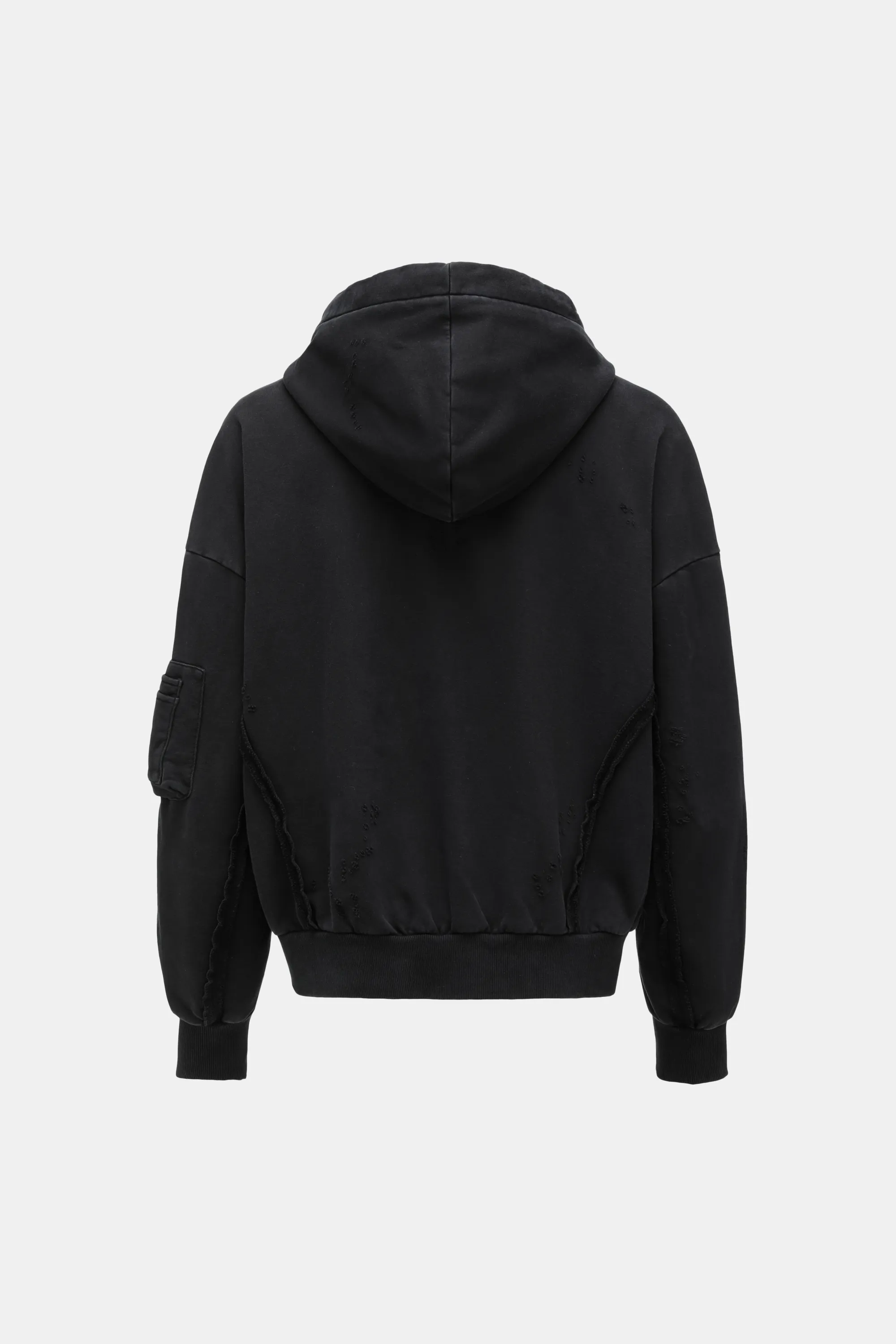 DECONSTRUCTION ZIP HOODIE sold by Feng Chen Wang product image thumbnail 2