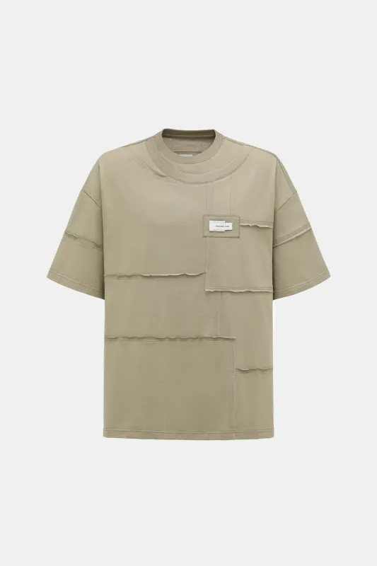 DISTRESSED DECONSTRUCTED OVERSIZE T-SHIRT made by Feng Chen Wang