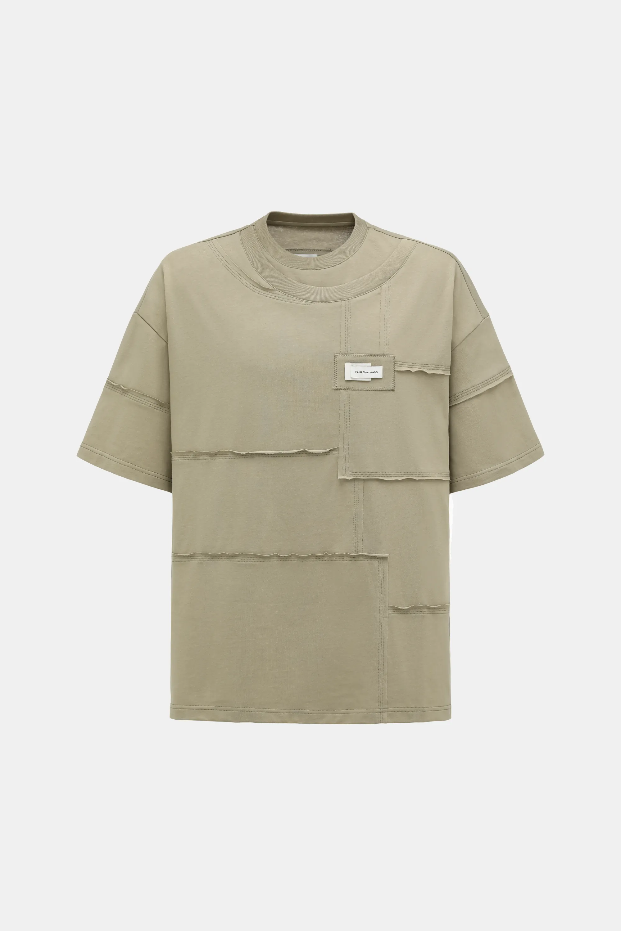 DISTRESSED DECONSTRUCTED OVERSIZE T-SHIRT sold by Feng Chen Wang