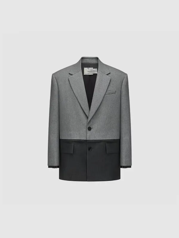 DECONSTRUCTED 2 IN 1 BLAZER made by Feng Chen Wang