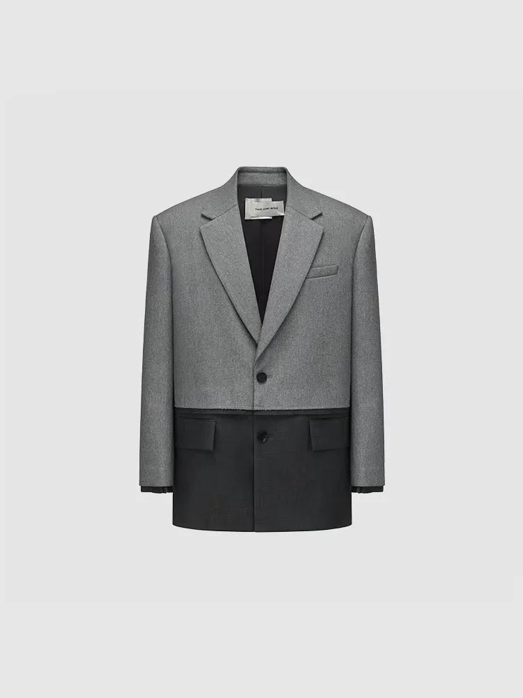 DECONSTRUCTED 2 IN 1 BLAZER sold by Feng Chen Wang