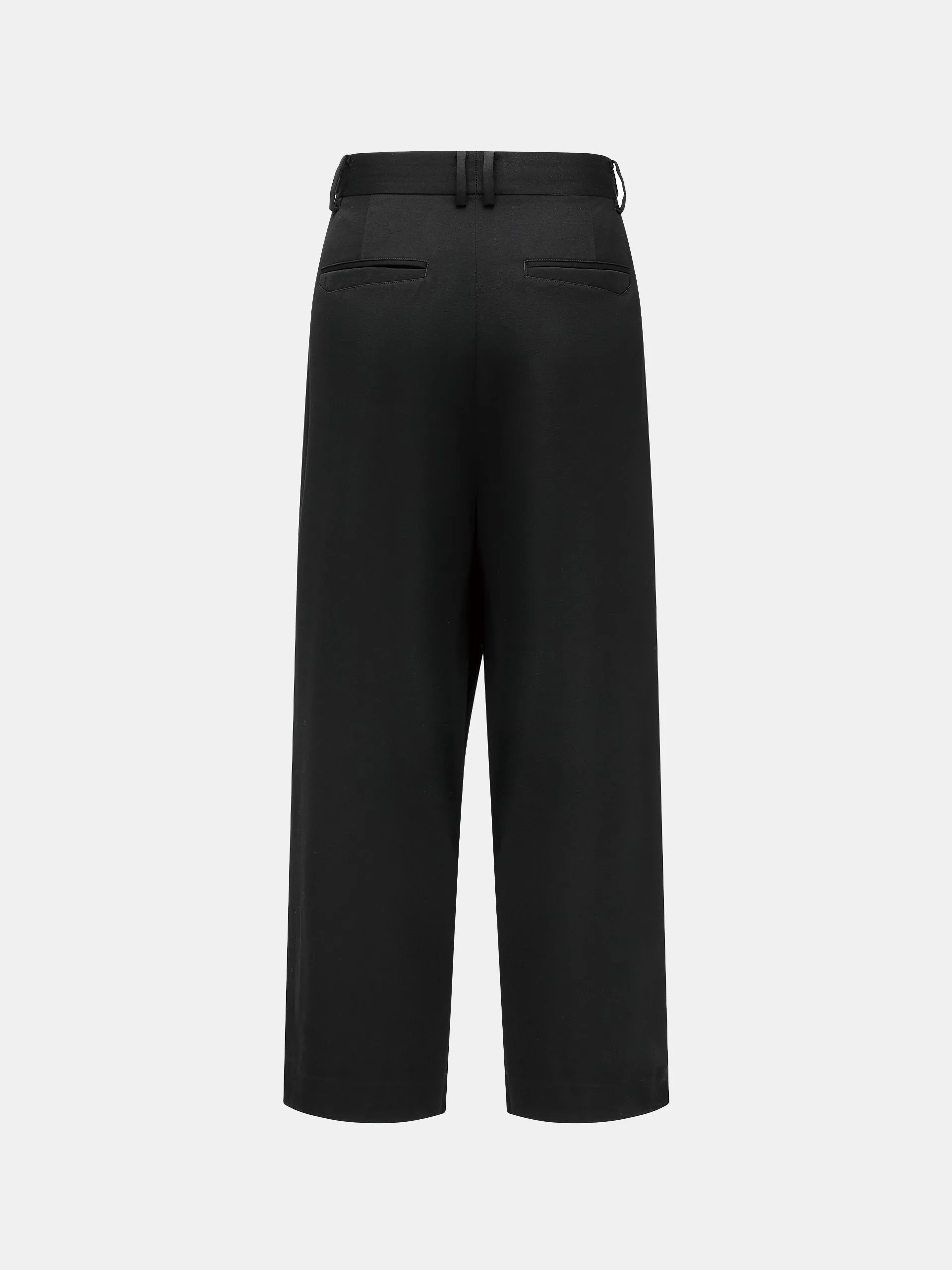 ASYMMETRIC PLACKET WOOL WIDE-LEG TROUSERS sold by Feng Chen Wang product image thumbnail 5