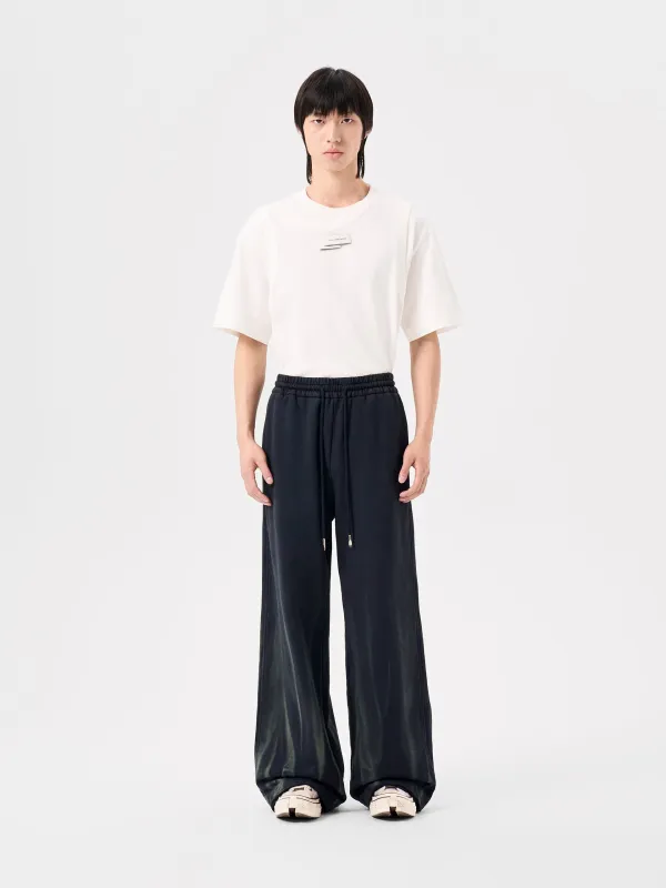 TIE-DYE ATHLETIC WIDE-LEG PANTS made by Feng Chen Wang