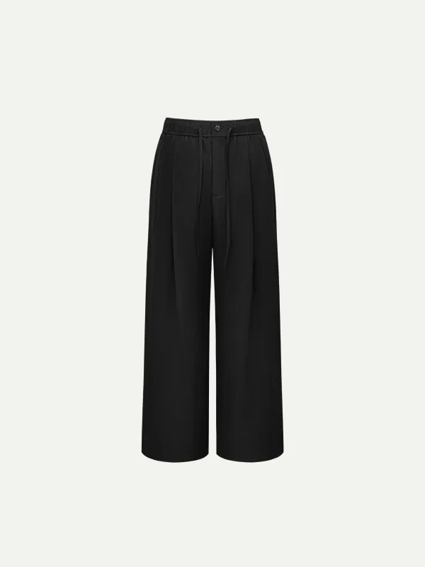 ELASTIC WAISTBAND CASUAL PANTS made by Feng Chen Wang