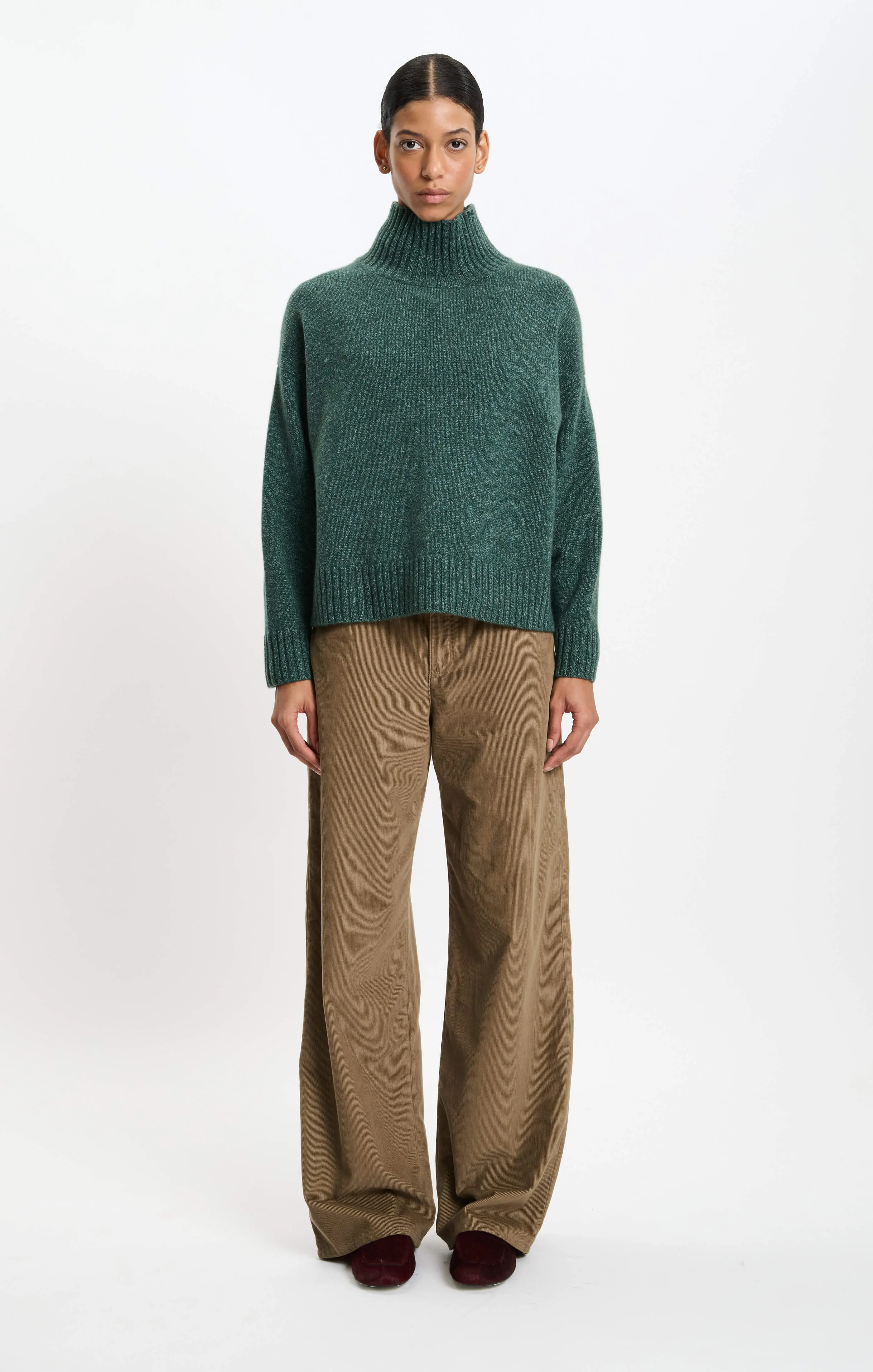 New Rozzie Sweater Sample - Forest Marl sold by arch4