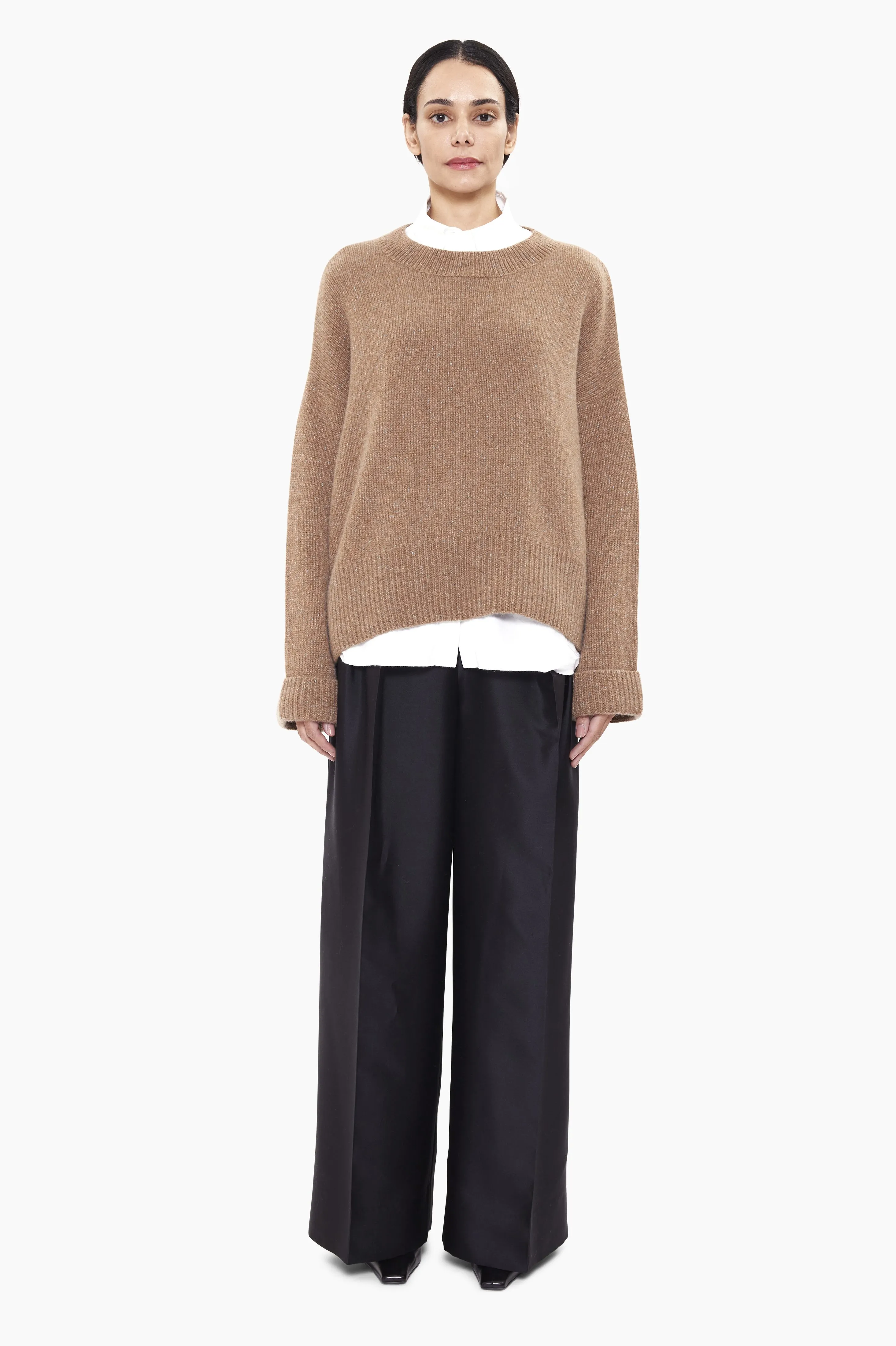 Knightsbridge Sweater Sample - Camel Marl sold by arch4