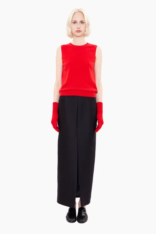 Alessandra Vest - Postbox Red made by arch4