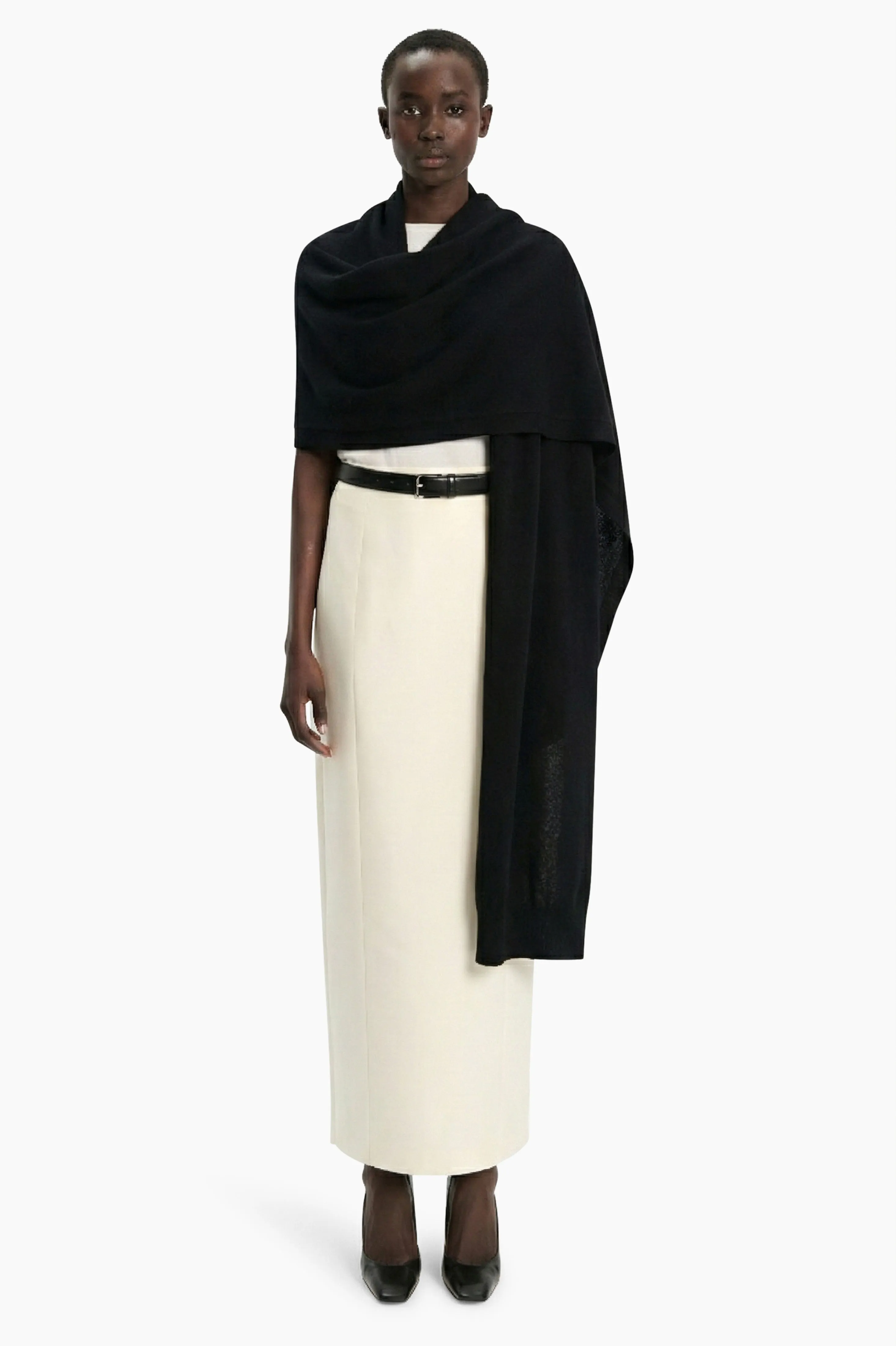 Alfy Scarf - Black sold by arch4