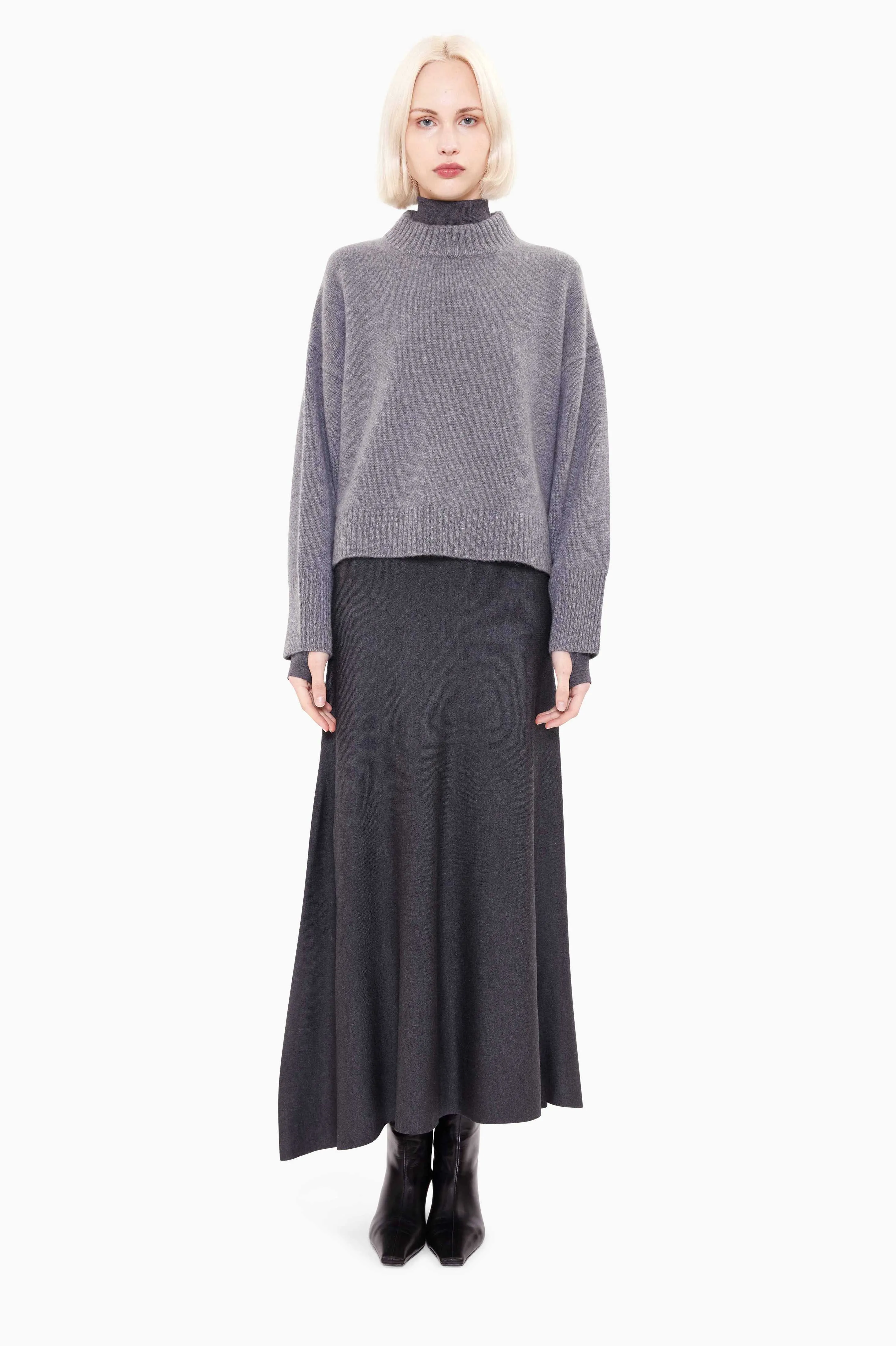 Rozzie Sweater - Granite Marl sold by arch4