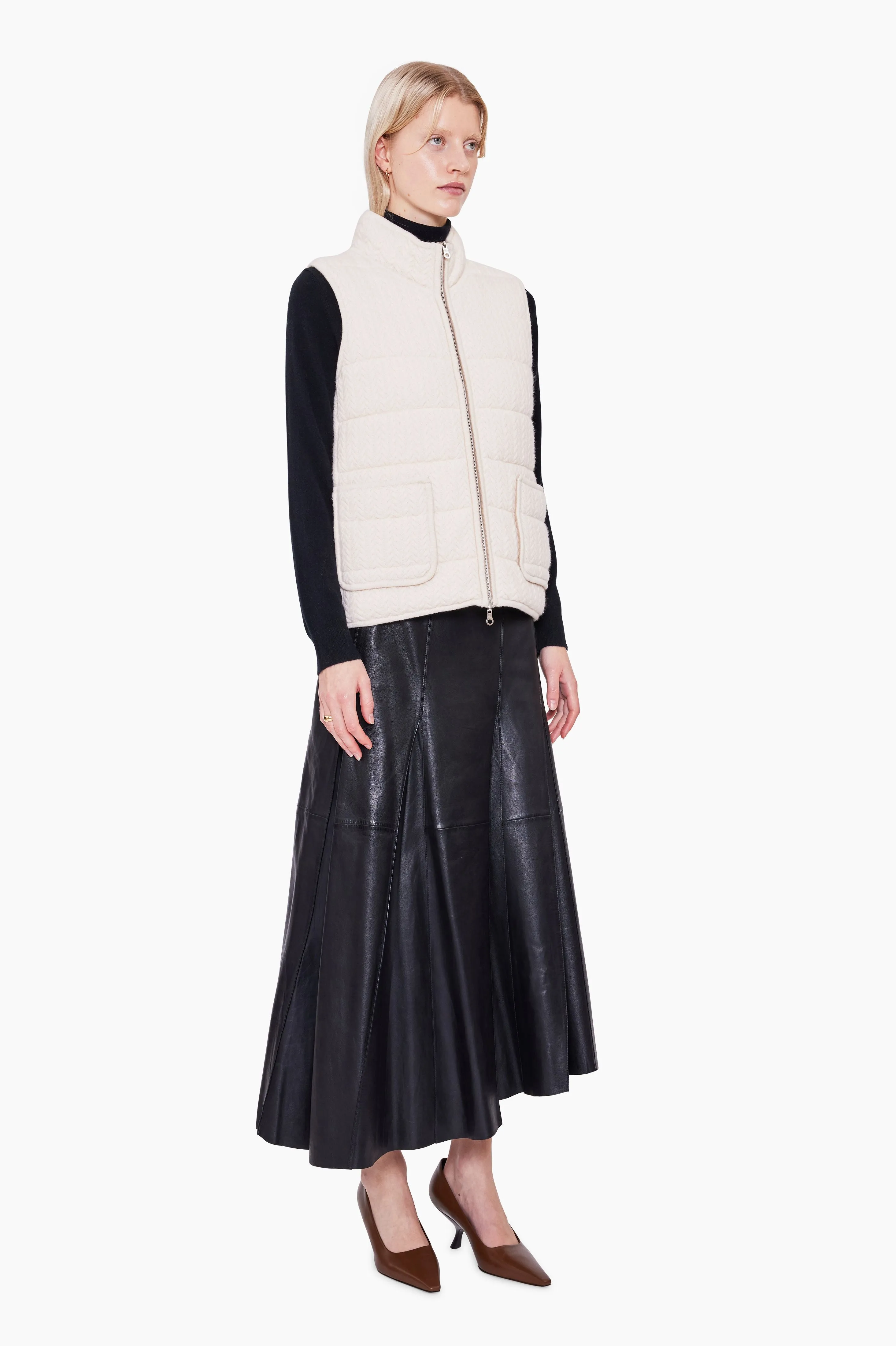Hammersmith Vest - Ivory/Ecru sold by arch4