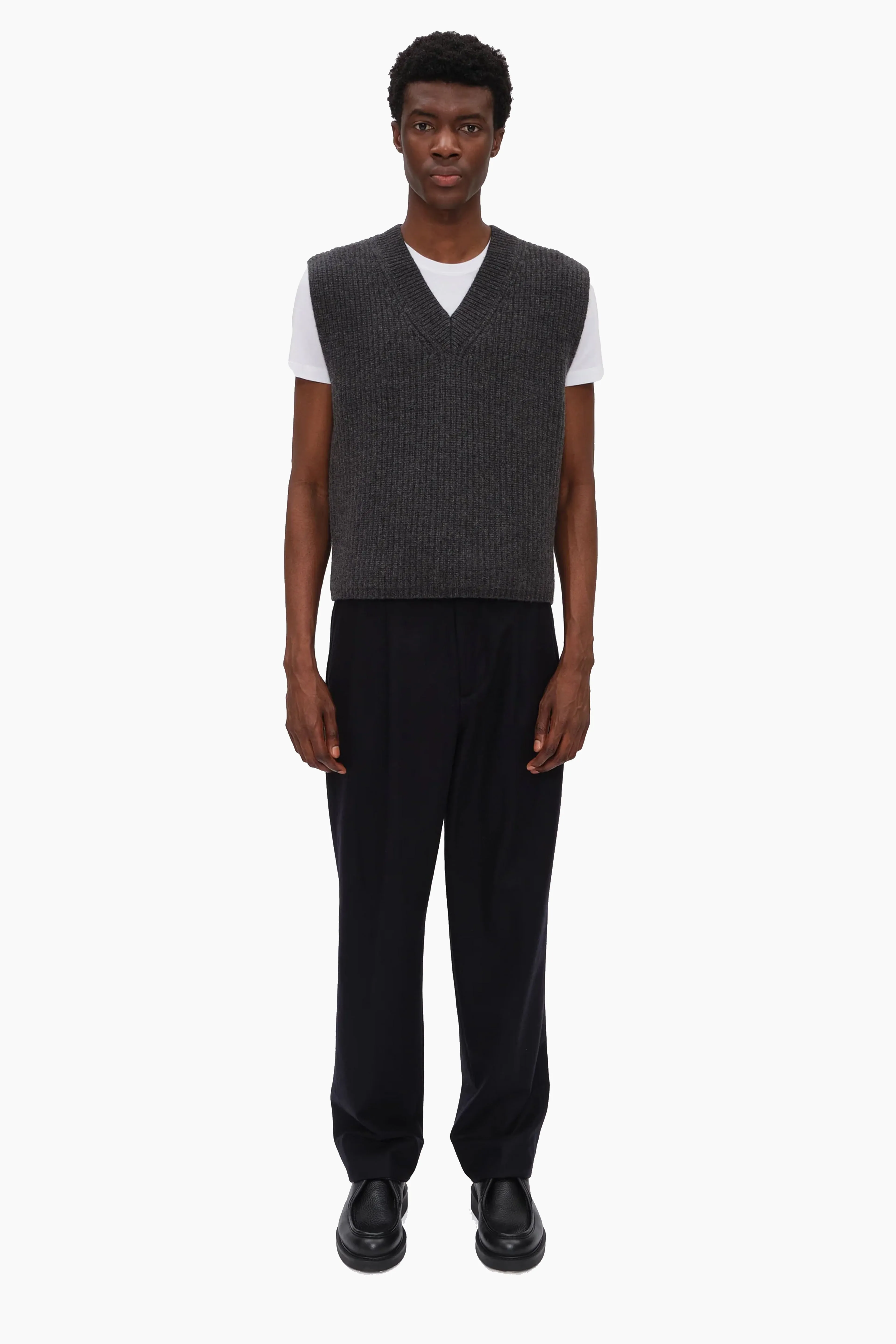 Mr Southbank Vest - Charcoal sold by arch4