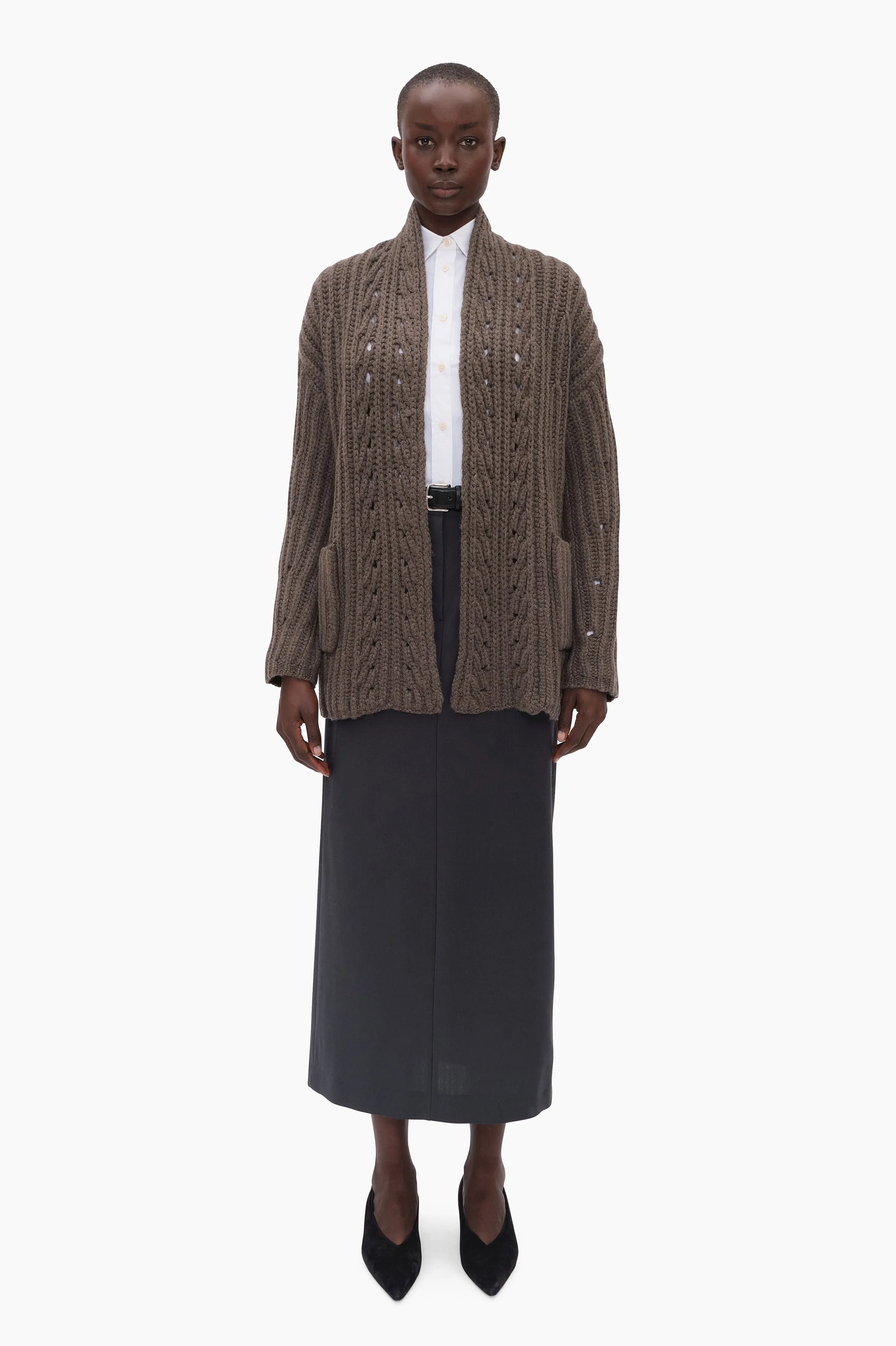 Nottingham Cardigan - Mushroom sold by arch4 product image thumbnail 2