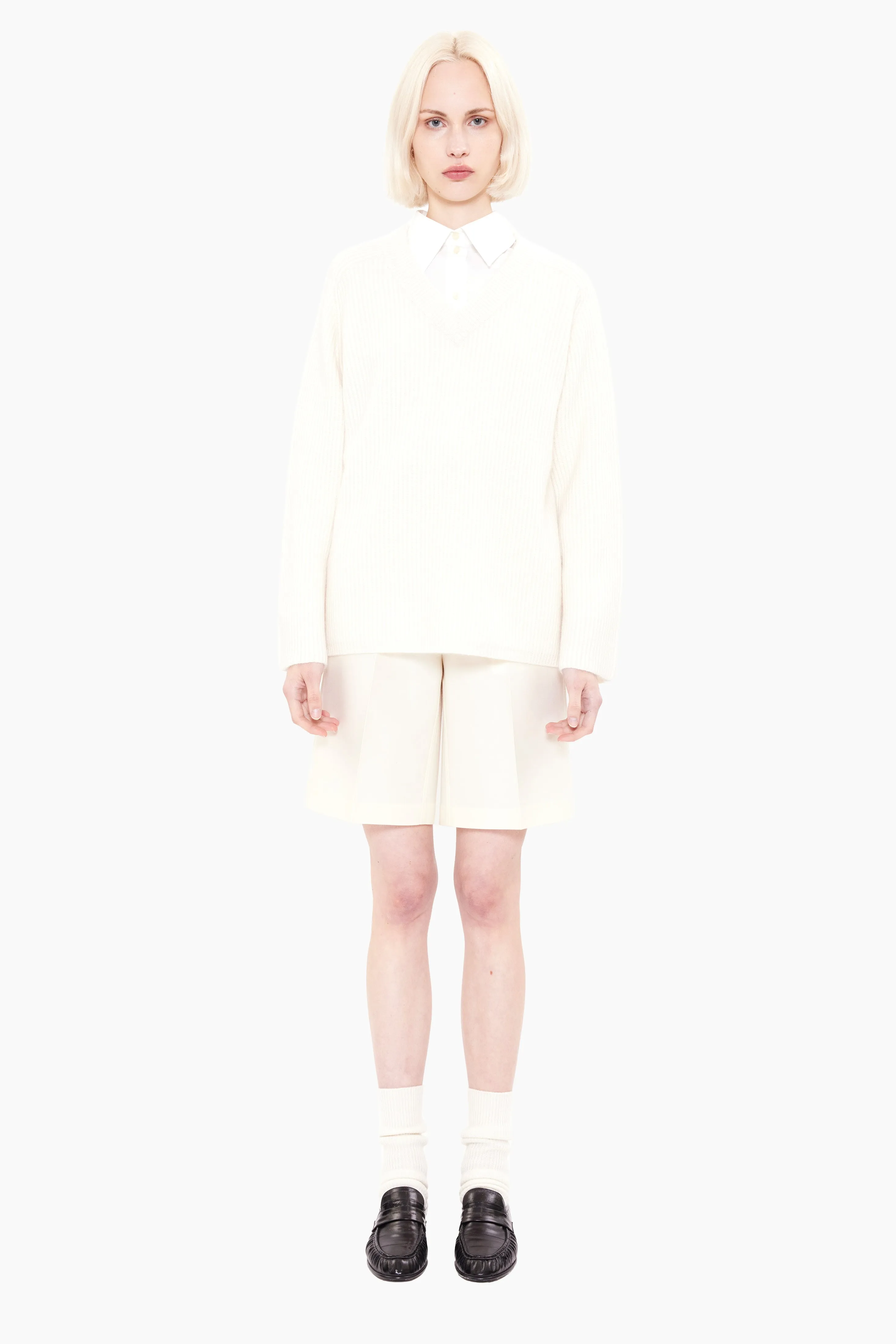 Lumley Sweater Sample - Ivory sold by arch4