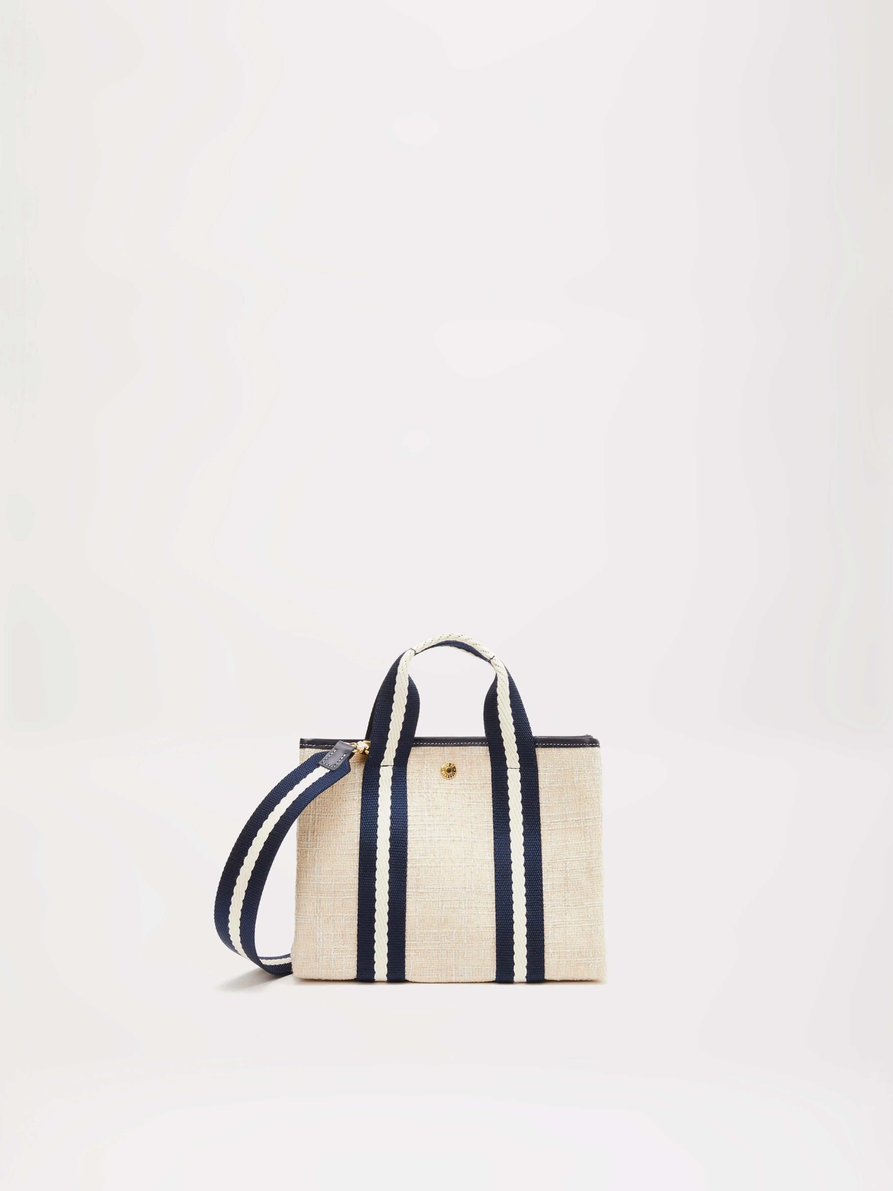 Traversée S - Summer Tweed Rope Navy sold by Rue de Verneuil