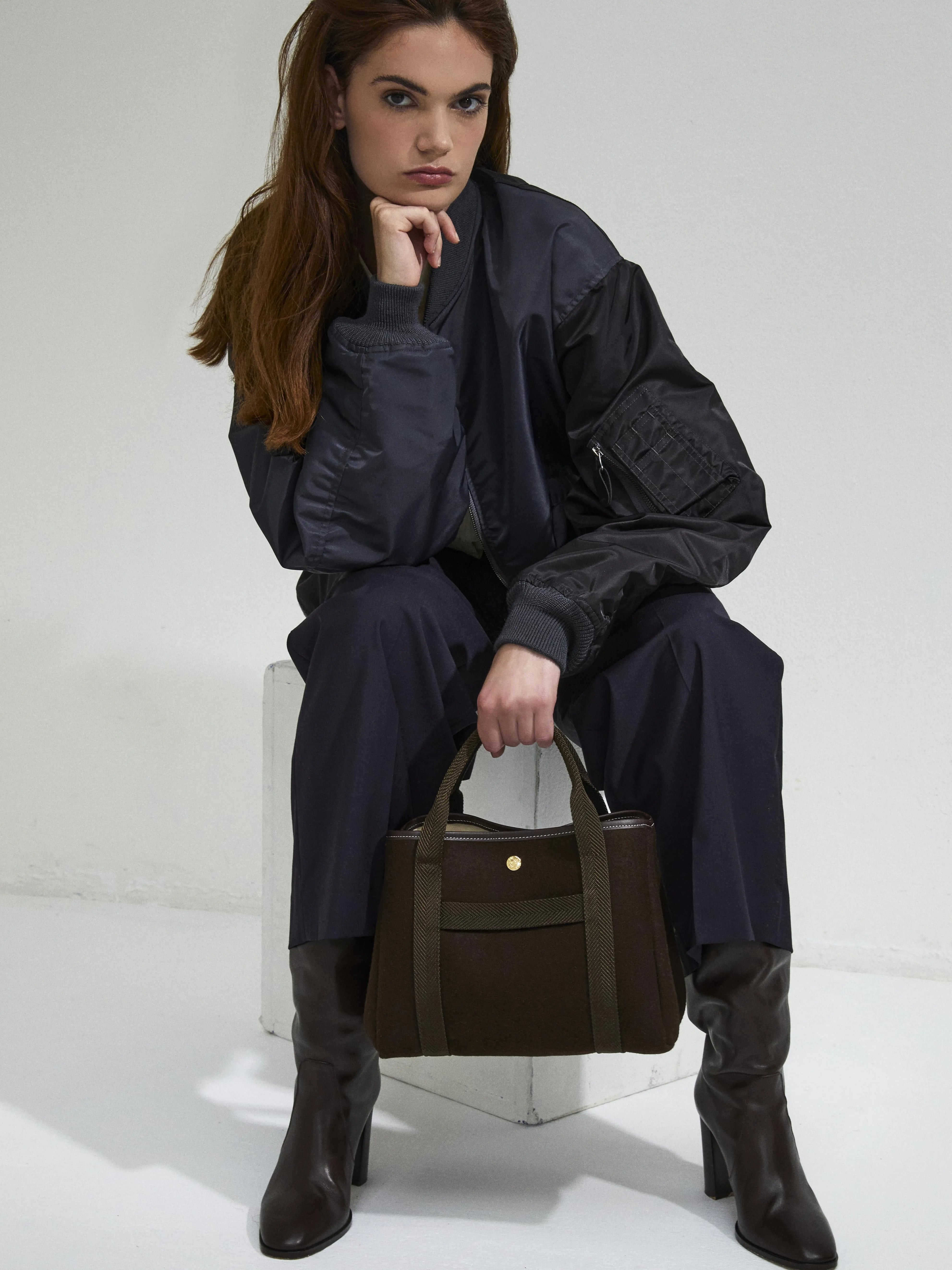Traversée S - Whip Chocolate Flannel sold by Rue de Verneuil product image thumbnail 4