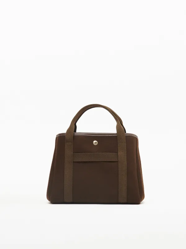 Traversée S - Whip Chocolate Flannel made by Rue de Verneuil