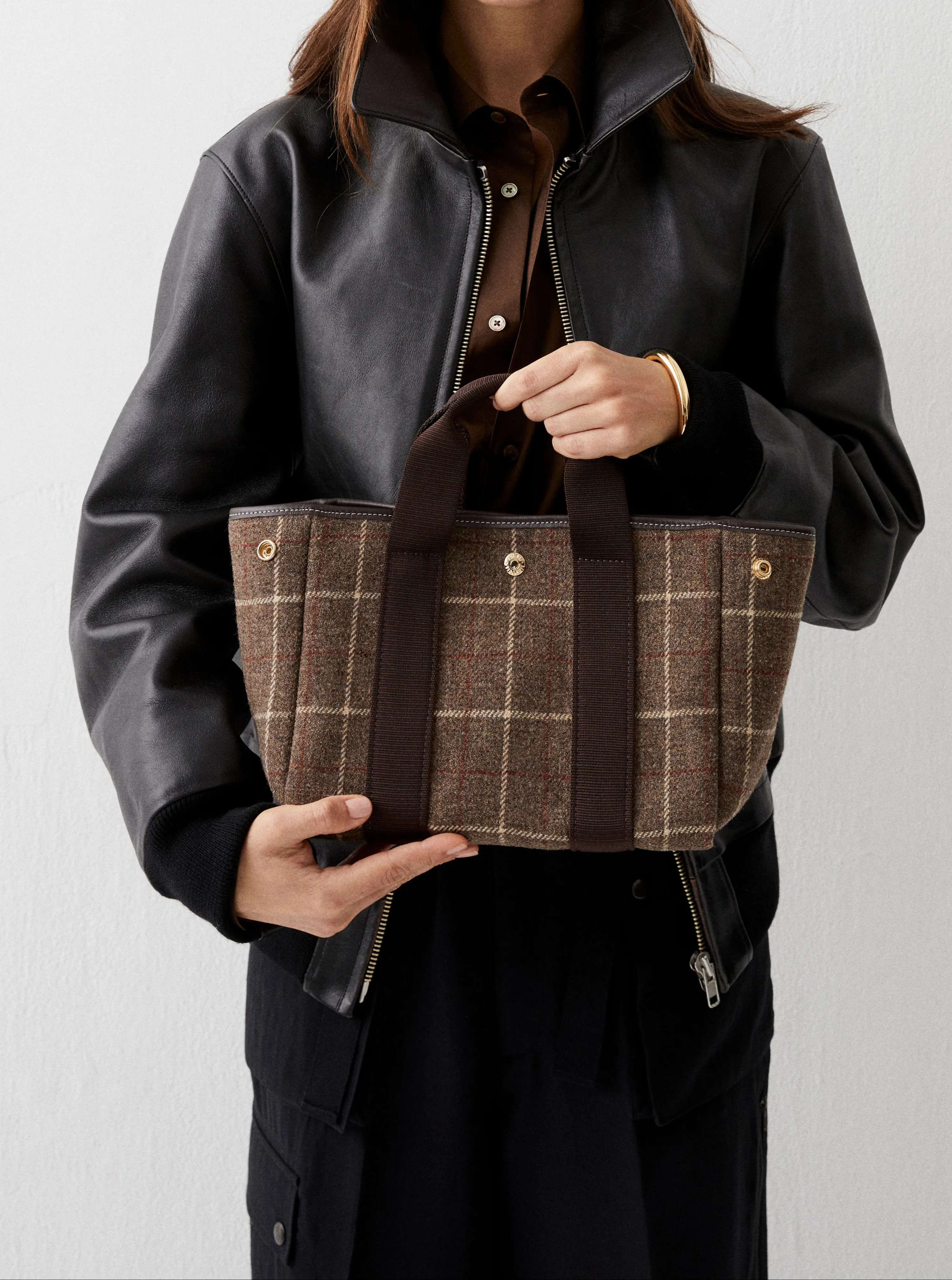 Traversée S - Hunting Tweed Brown sold by Rue de Verneuil product image thumbnail 5