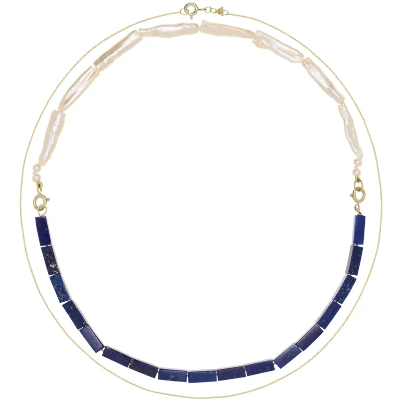 PRINCESA KIT LAPIS LAZULI + STICK PEARL made by Aliita