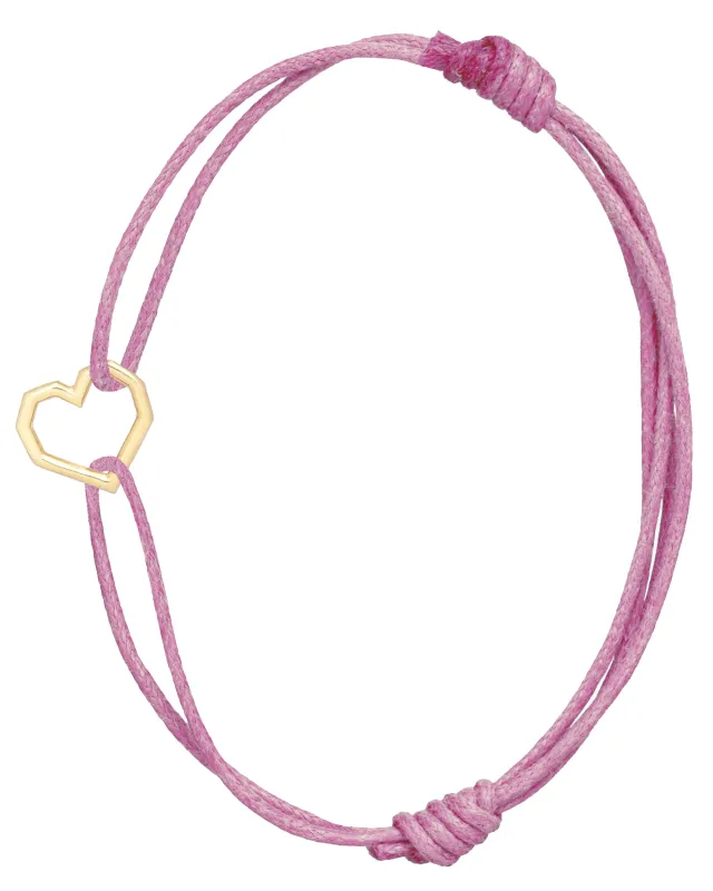 MINI CORAZON CORD BRACELET made by Aliita