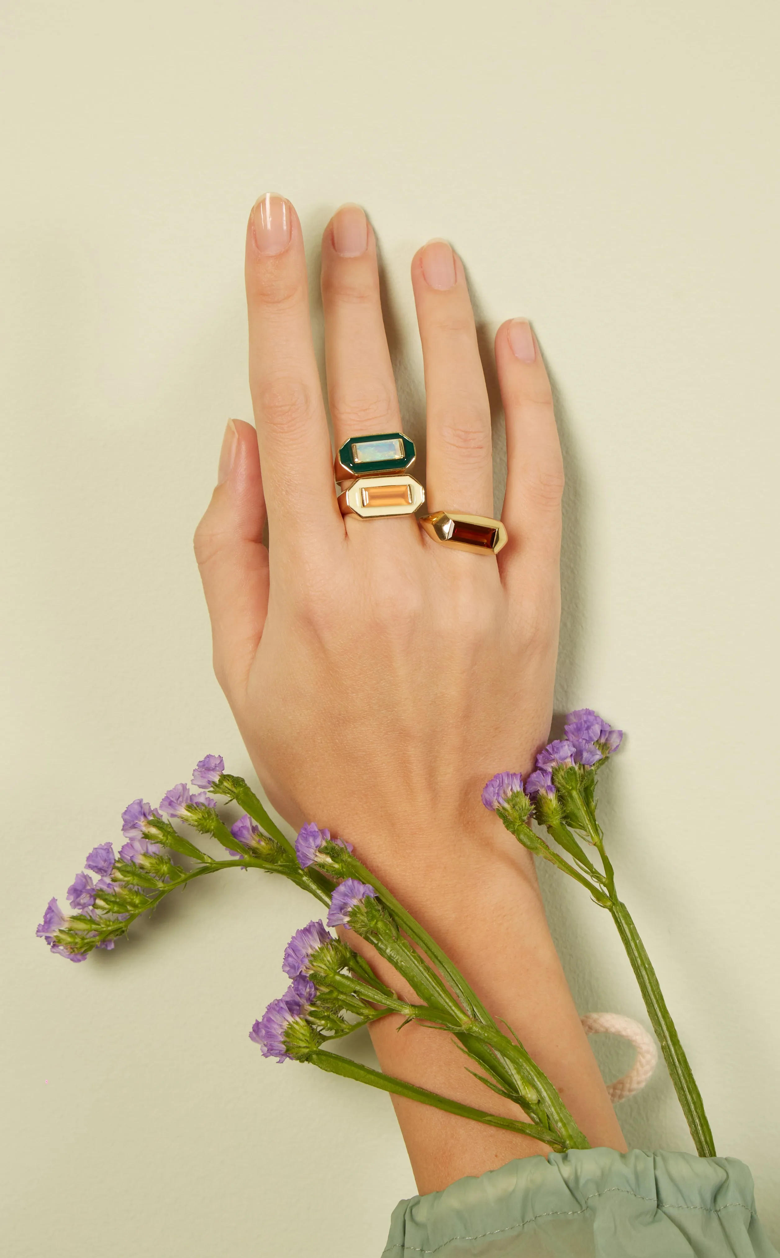 SPACE BAGUETTE MADEIRA RING sold by Aliita product image thumbnail 2