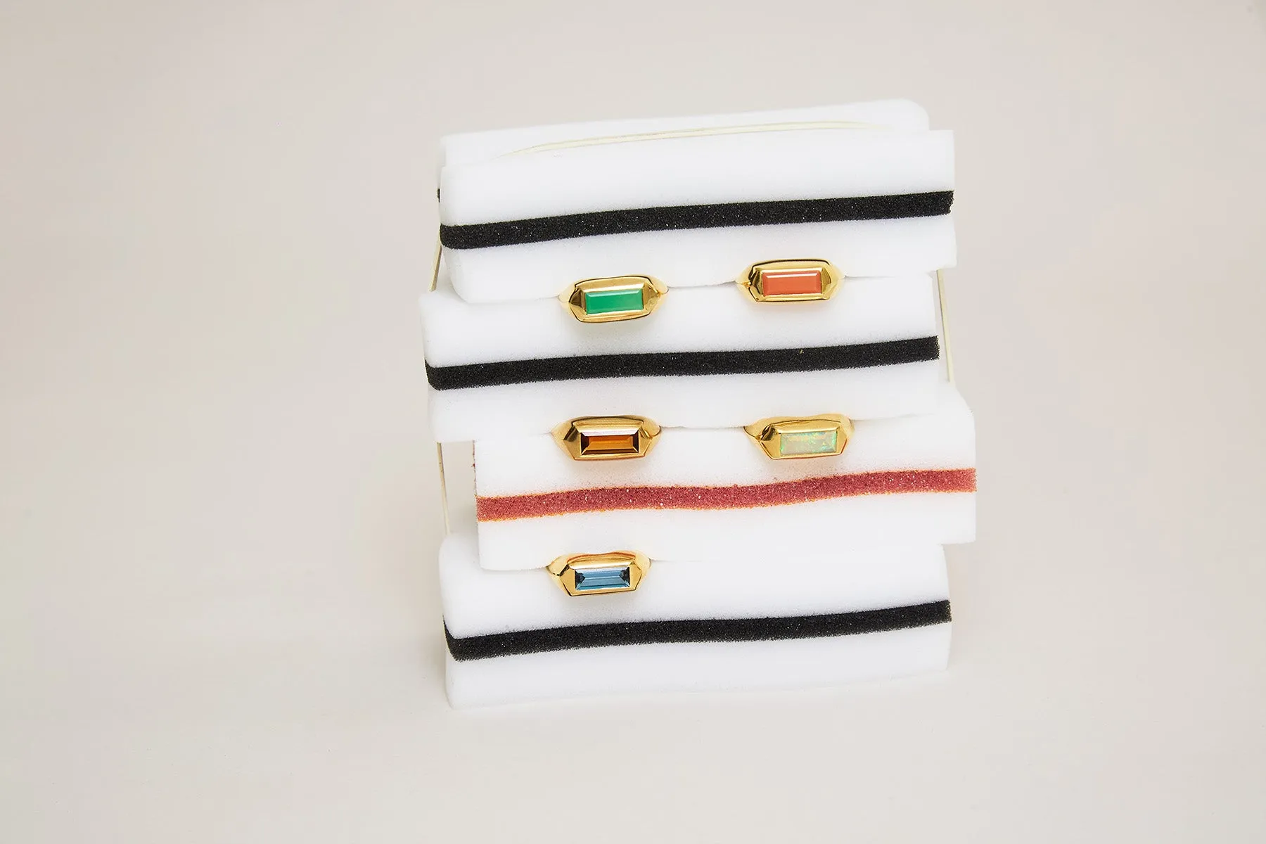 SPACE BAGUETTE MADEIRA RING sold by Aliita product image thumbnail 5