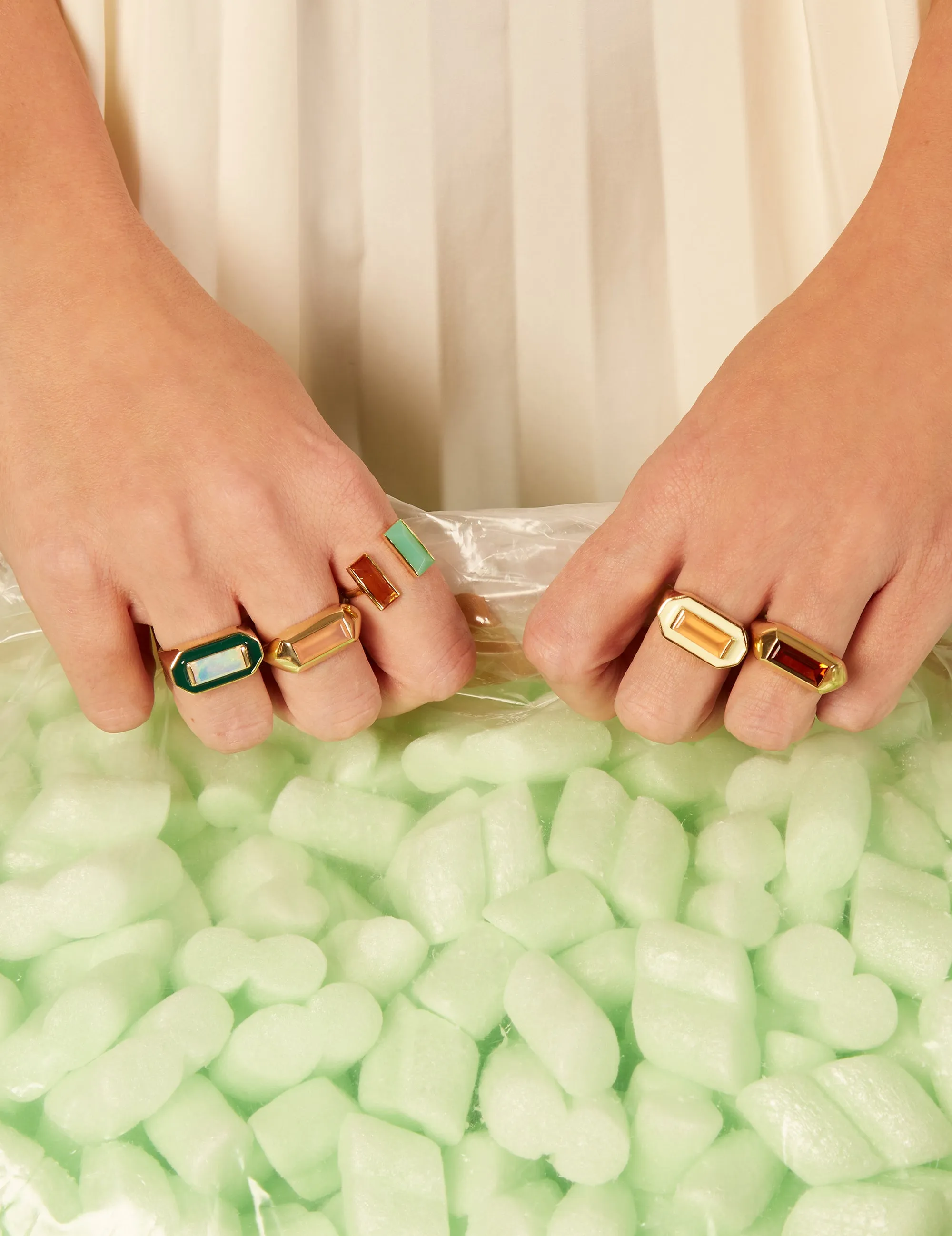 SPACE BAGUETTE MADEIRA RING sold by Aliita product image thumbnail 3