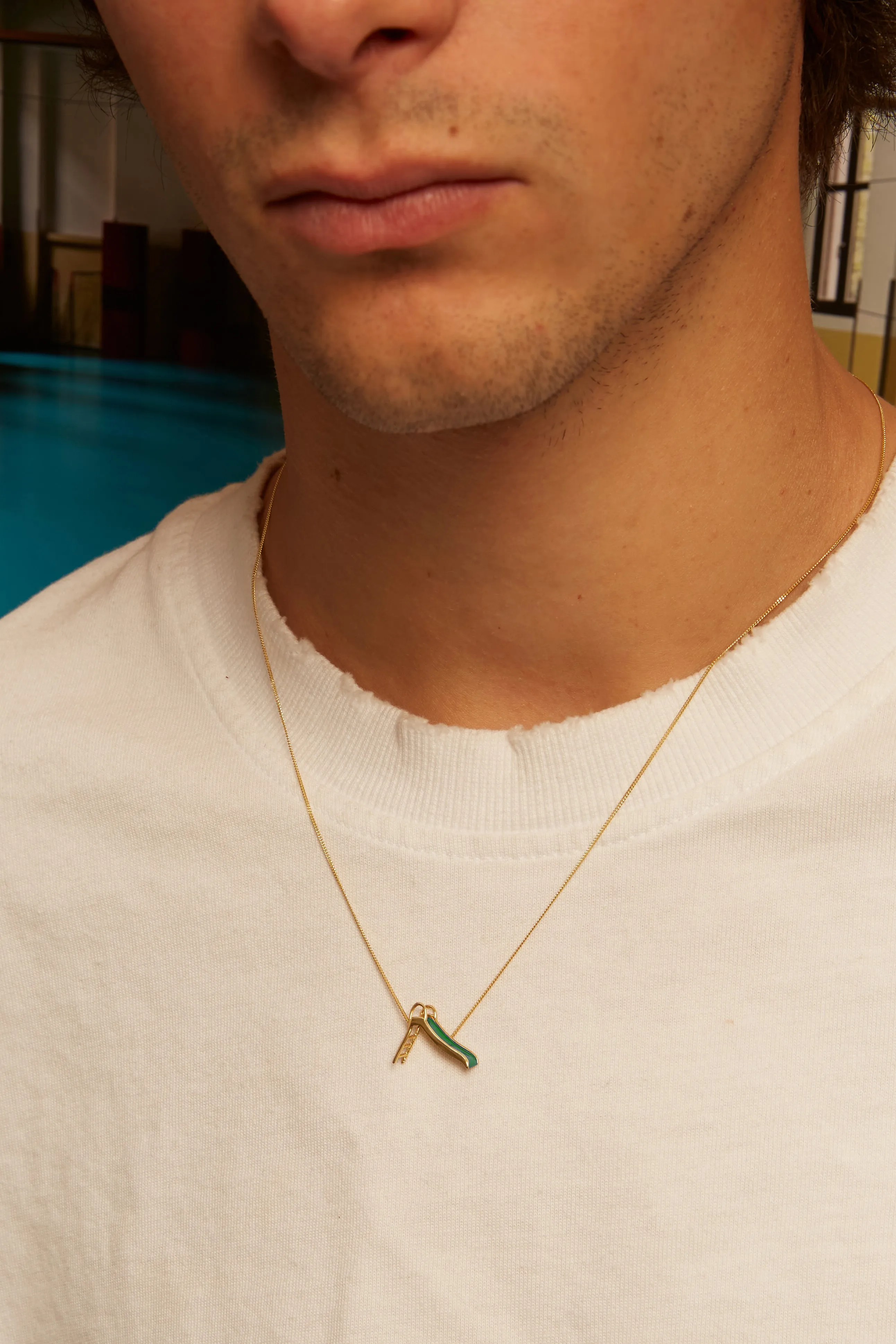 SLIDE GREEN GROUMETTE NECKLACE sold by Aliita product image thumbnail 2