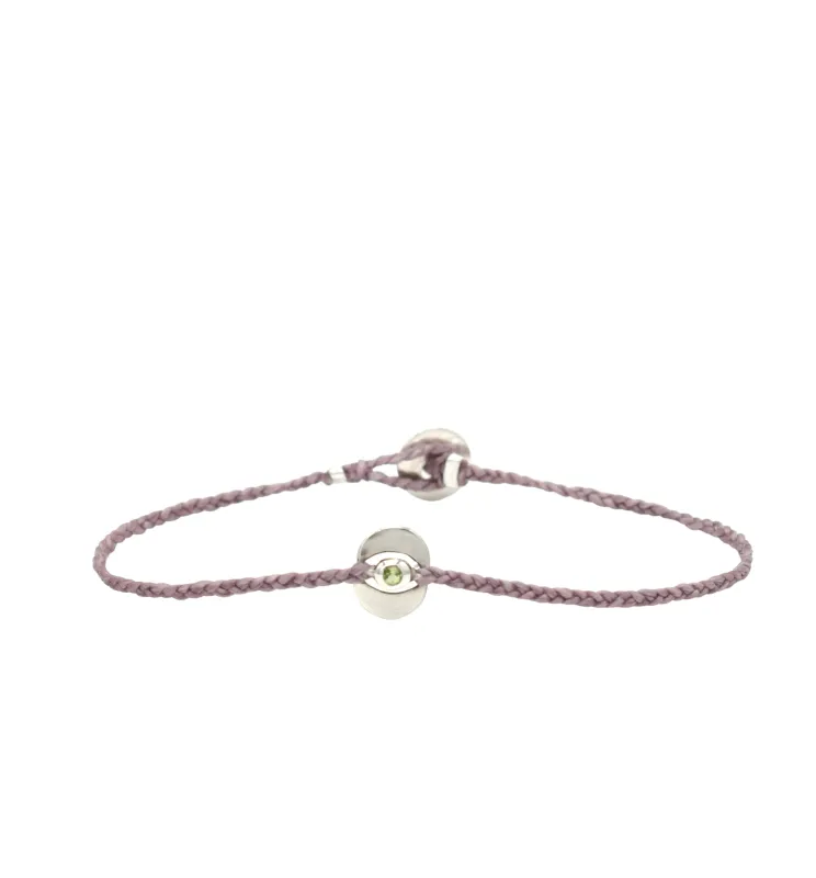 Double Moon Peridot in Lilac made by Scosha