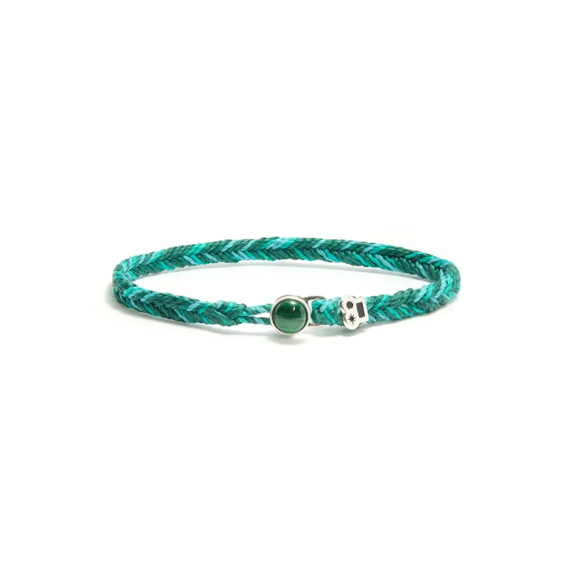 Max Icon Fishtail Button Bracelet in Marine Fleck made by Scosha