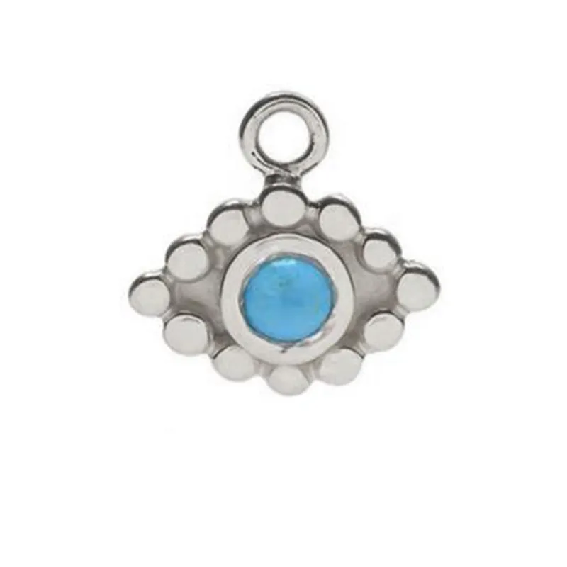 Protection Eye Charm in Silver made by Scosha