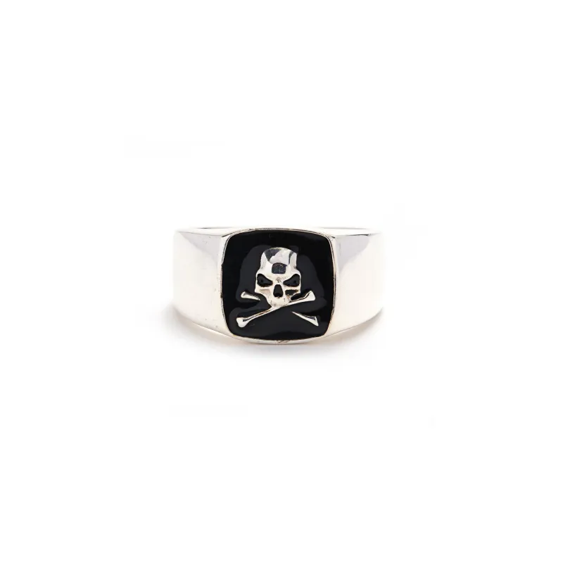 Scosha Memento Mori Ring in Sterling Silver made by Scosha