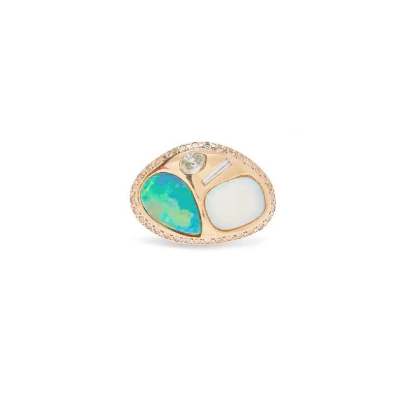 Opal Ruane Ring made by Scosha