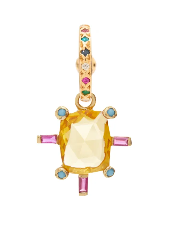 Juno Earring with Citrine made by Scosha