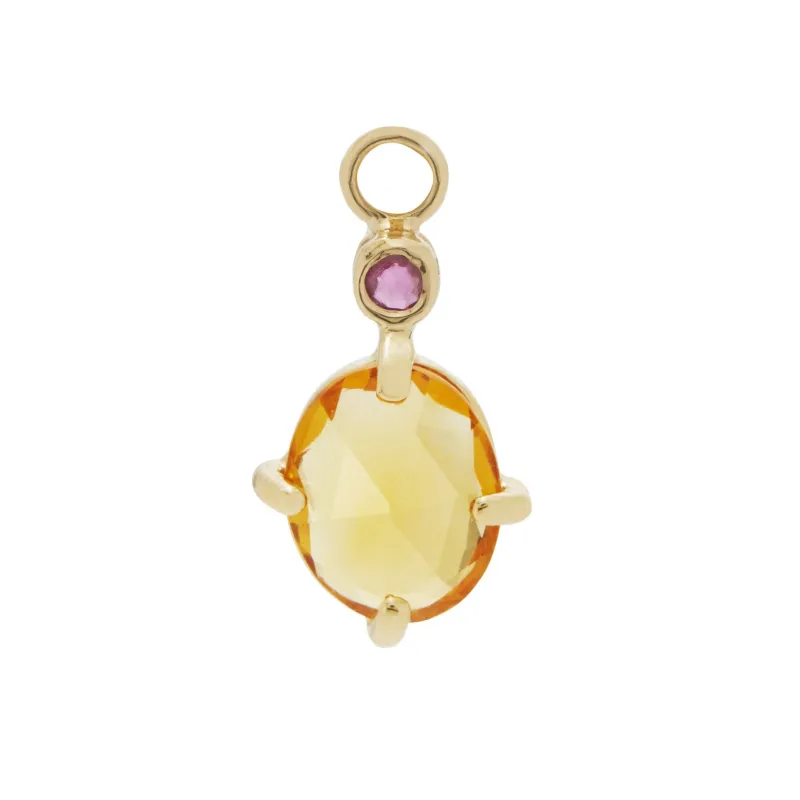 Alice Charm with Citrine made by Scosha