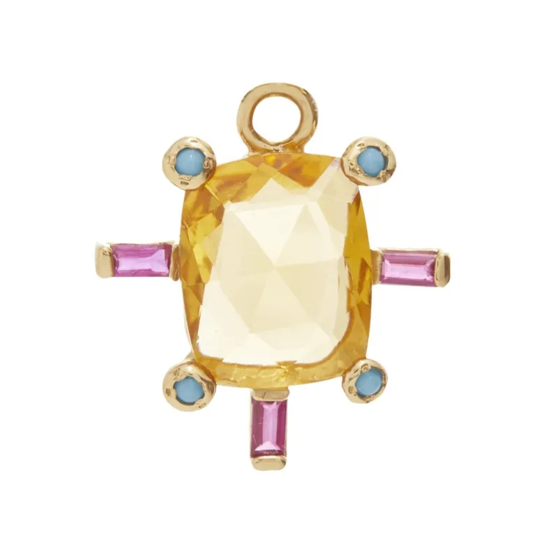 Juno Charm with Citrine made by Scosha
